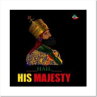 Ethiopian Emperor/King, Ethiopia Flag, Rastafarian Posters and Art